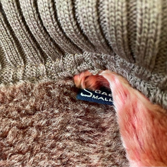 GAS Leather Faux Fur Trim Jacket - Picture 10 of 12